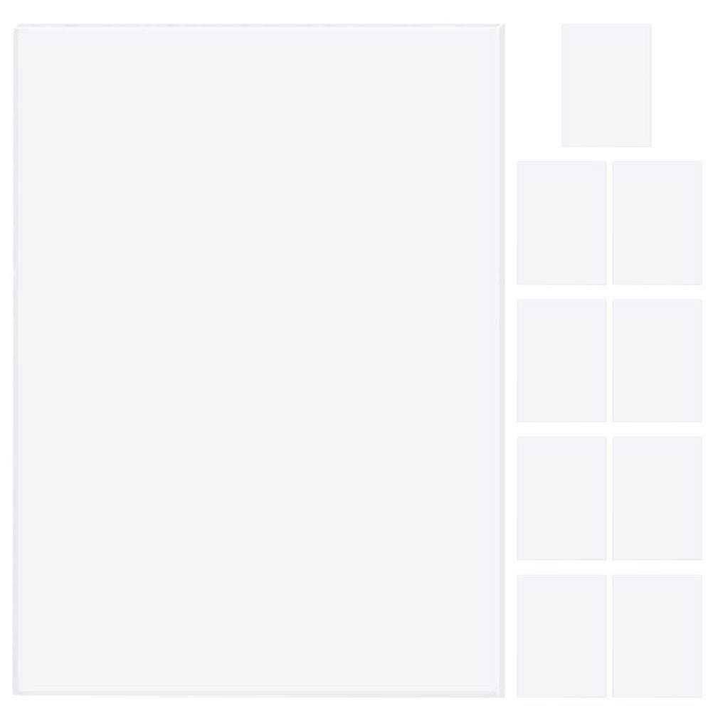 Clear Acrylic Sheets for Crafting 10Pcs Picture Frame Acrylic Panels