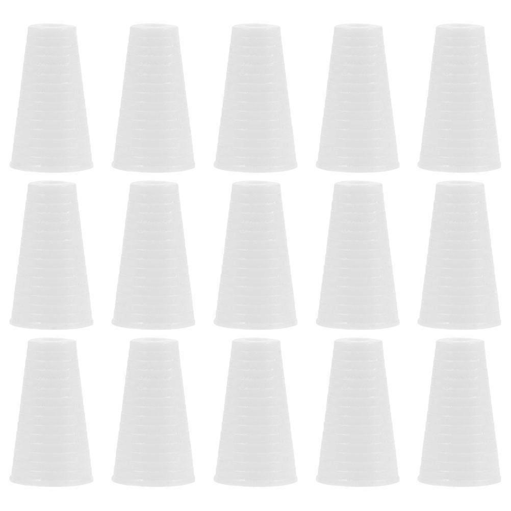 Plastic Blind Cord Knobs for Curtains White Color 150Pcs Replacement