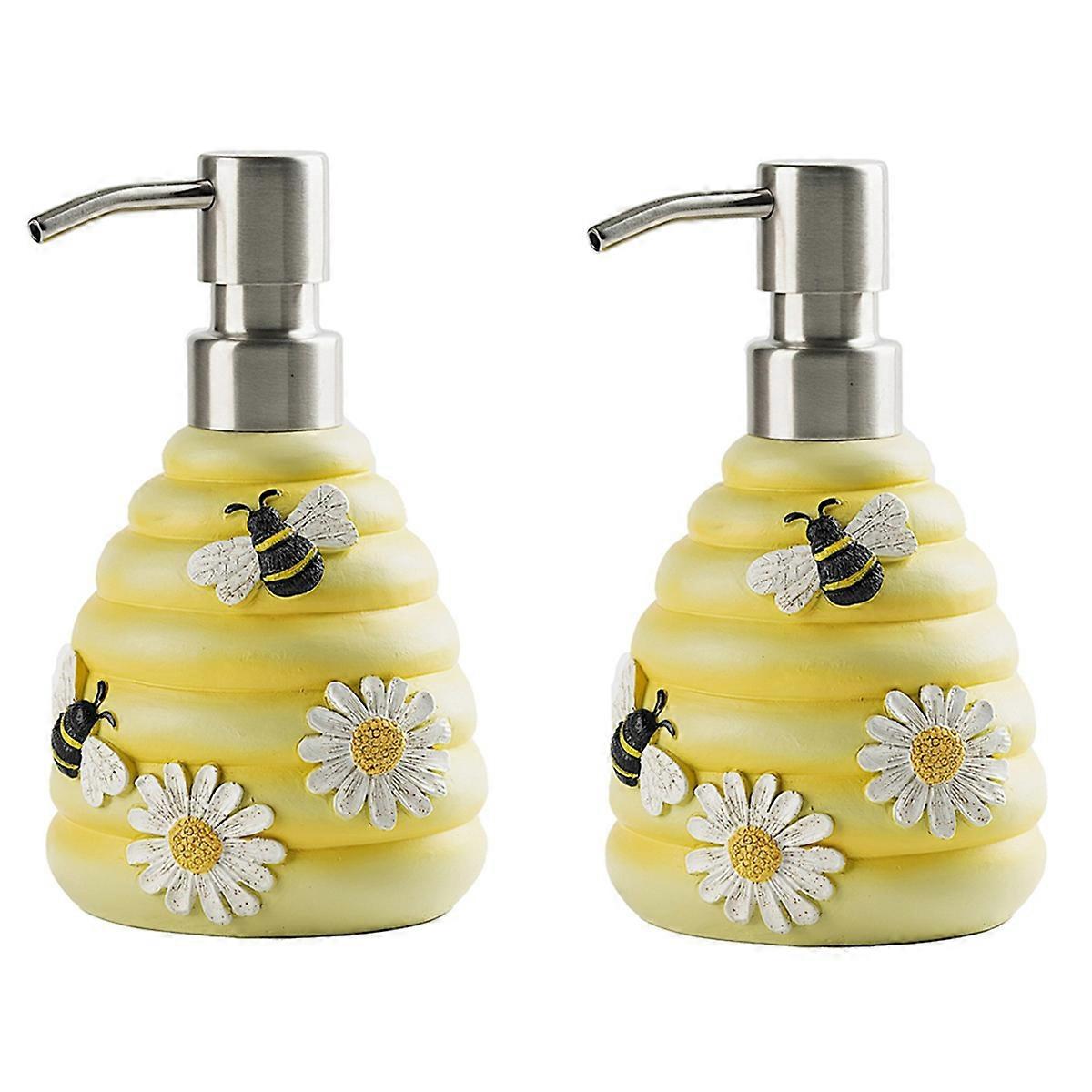 Bee Soap Dispenser Decorative Hand Pump Refillable Soap Dispenser