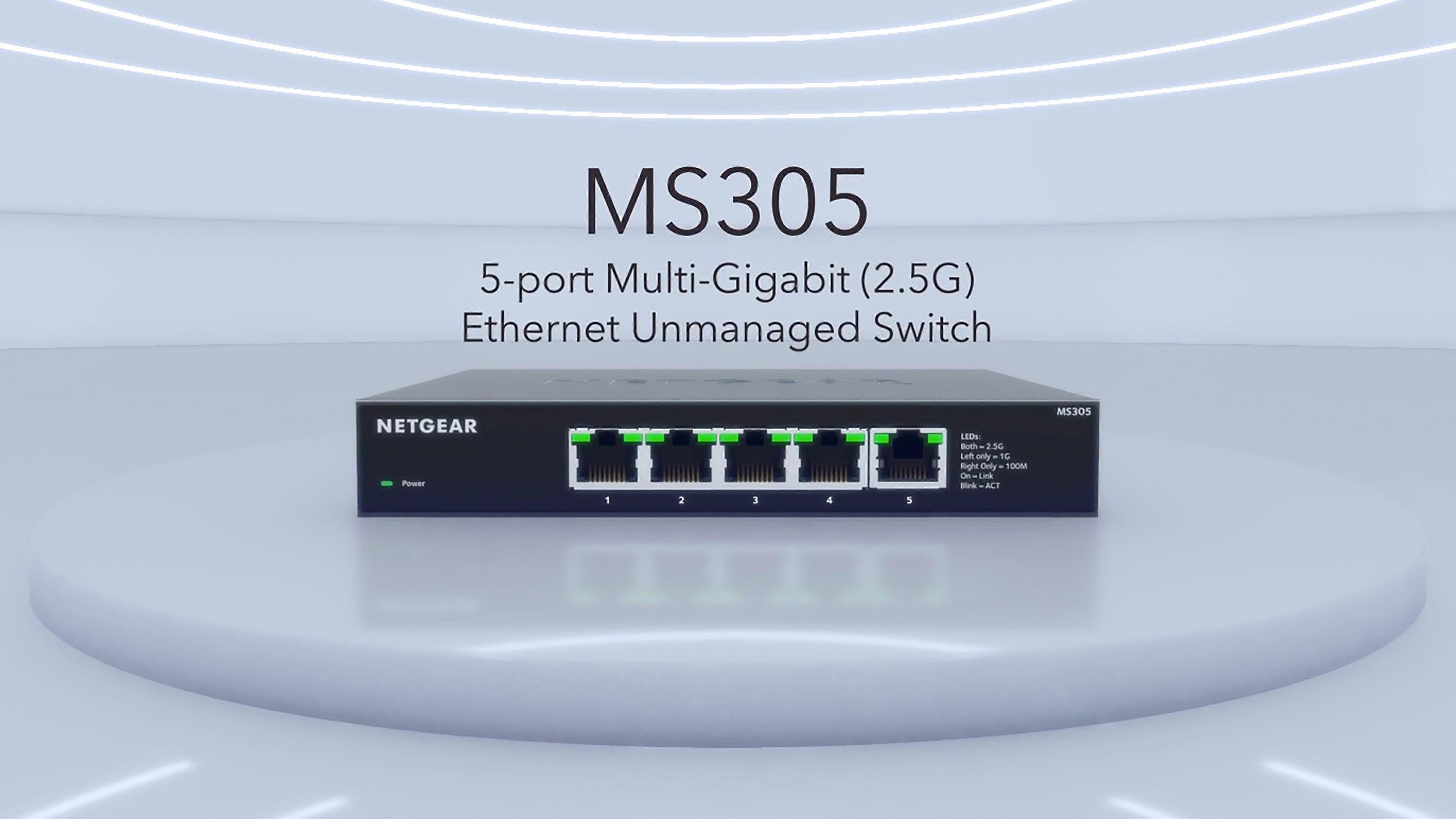 5-poorts multi-gigabit onbeheerd