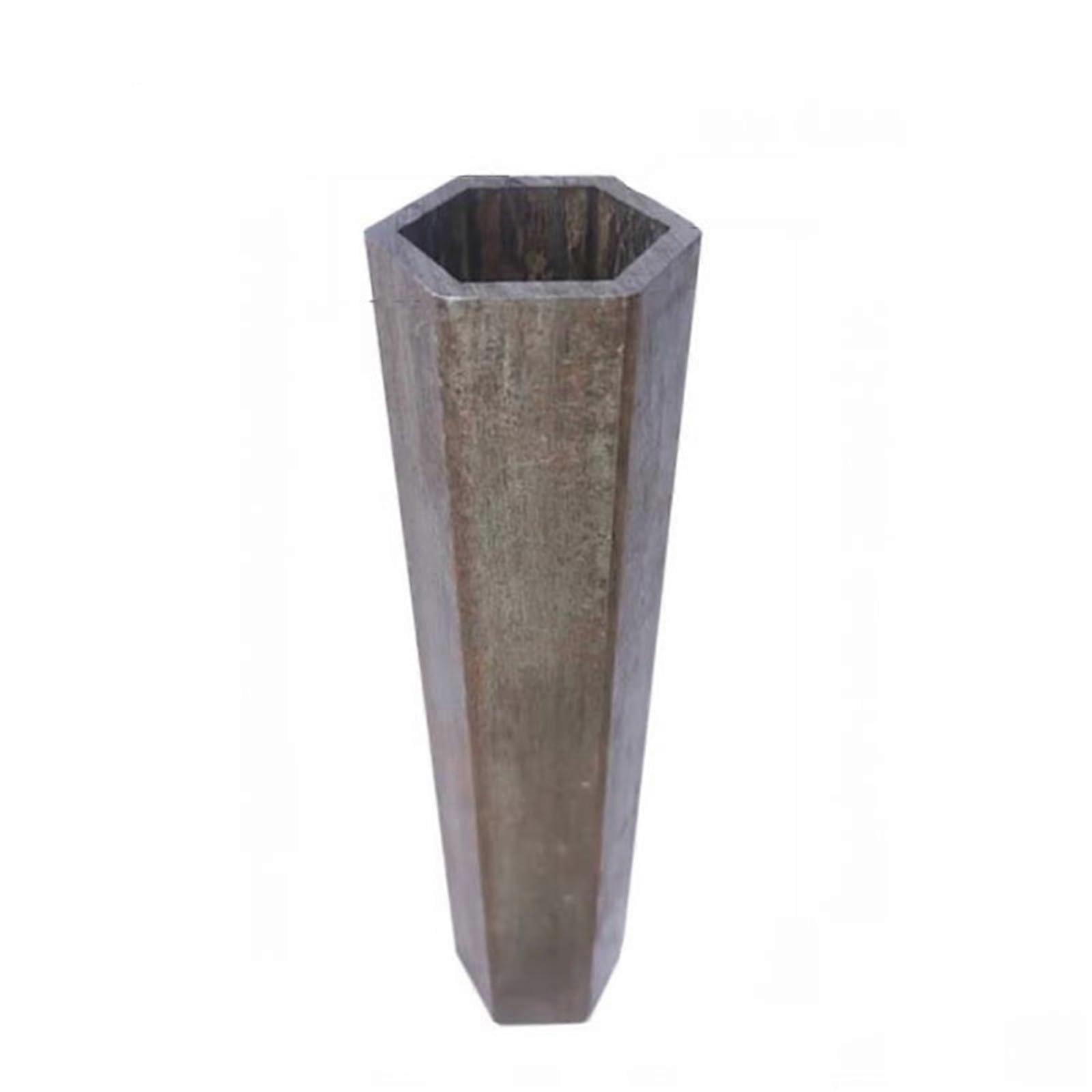 Tubo hexagonal de aço resistente oco, 40x32,4 mm, 50 cm, 1 peça