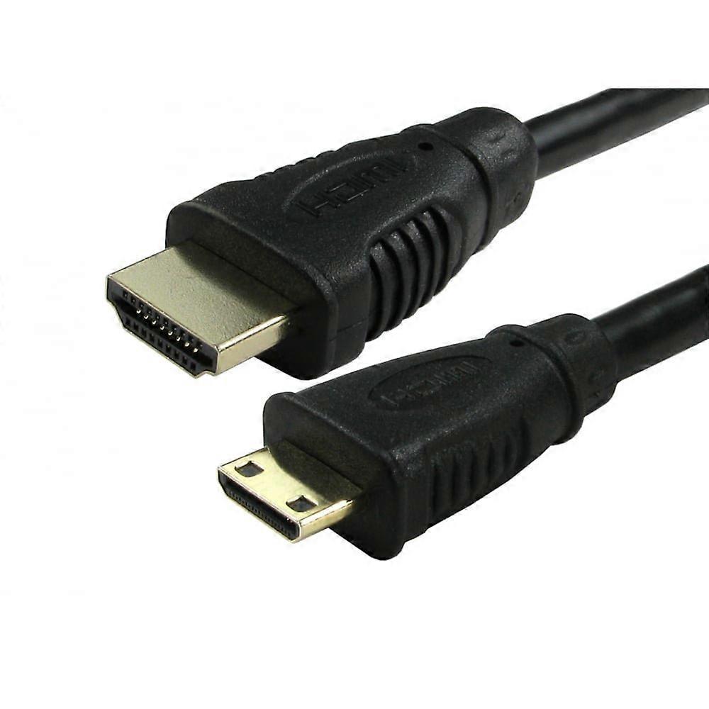 Mini HDMI to HDMI Cable 4K  Speed With Ethernet 19 Pin Gold Flashed Contacts 3m 30 AWG For Cameras Tablets TVs