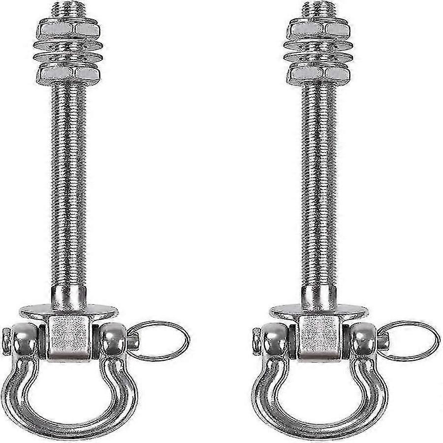Heavy Duty Swing Hangers Set of 2 800kg Capacity Stainless Steel