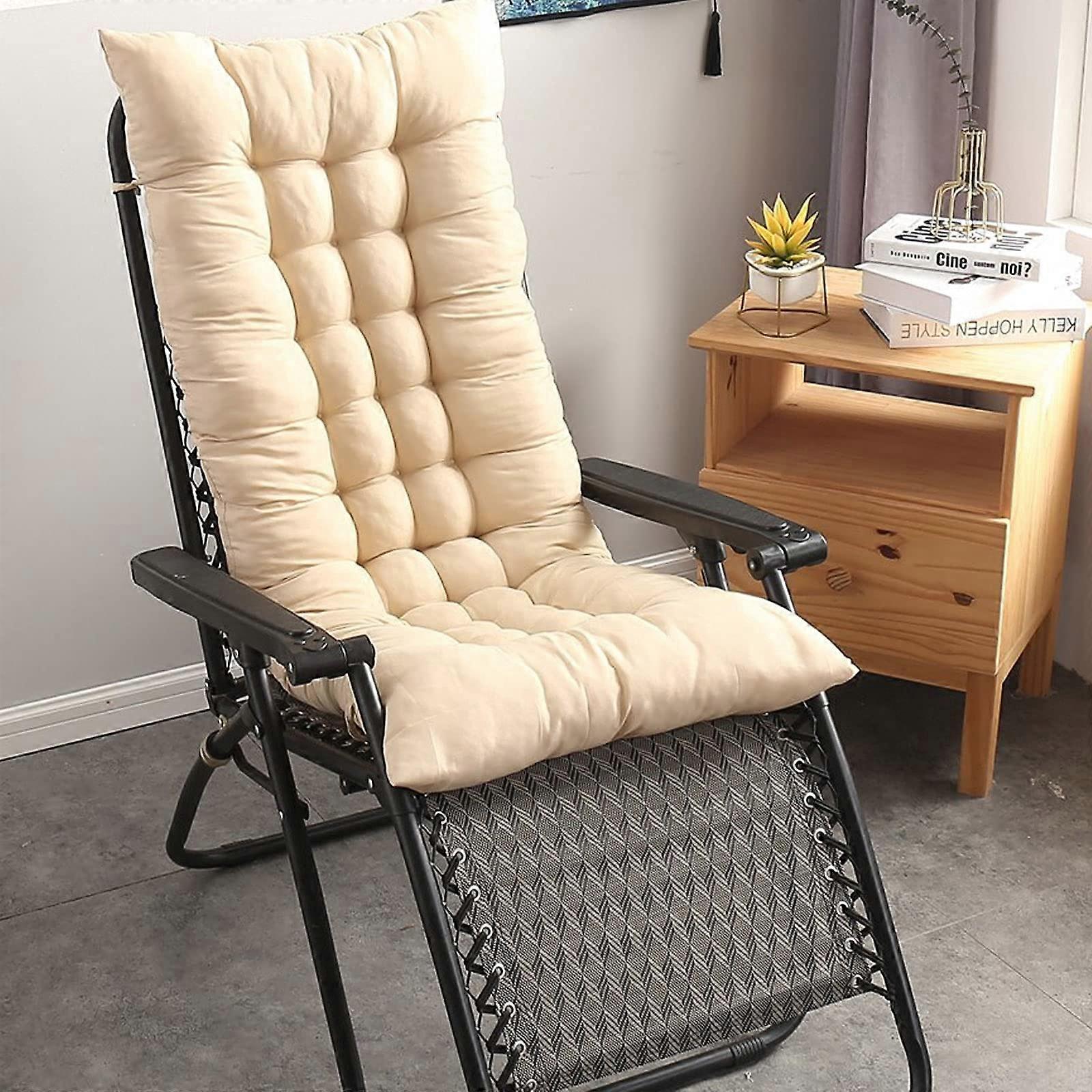 Outdoor Garden Recliner Mat 8 Cm Thick Cushion For Rectangular Lounger 110 By 40 Cm  Small Pillows