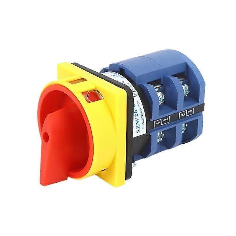 2GS 64X64mm Panel 2Phase 8Screw 63A Power CutOff Padlock Combination Control Select Switch