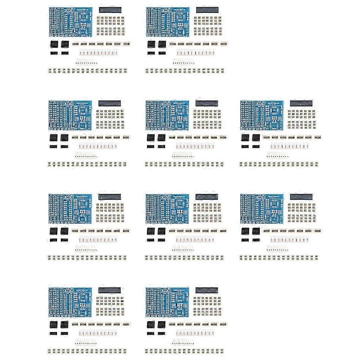 10 Sets Welding Practice Circuit Board Kit for SMT Skill Training 110 Components/Set DIY Welding Pra