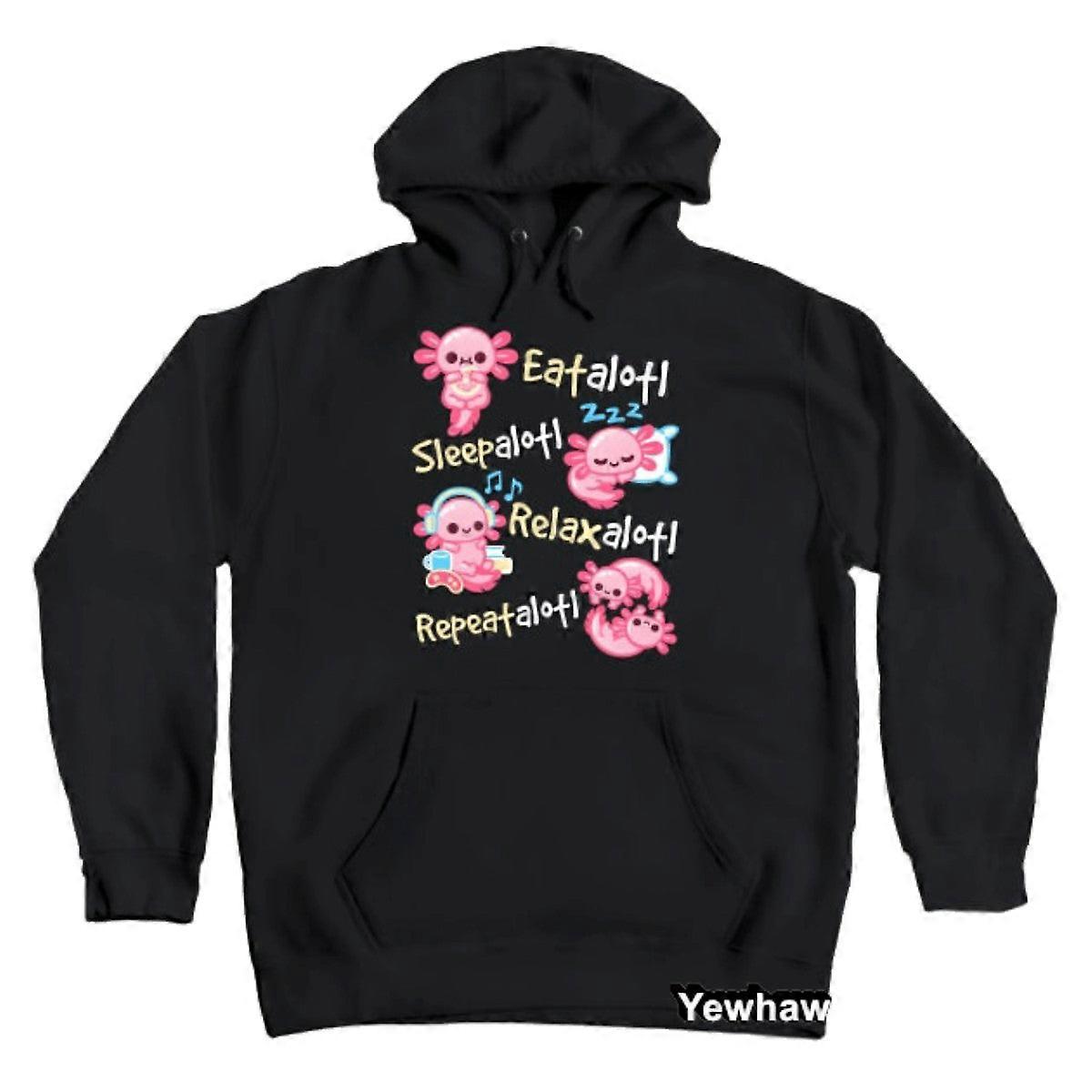 Axolotl Simple Life For Axolotl Milenec Mikina s kapucí Axolotl Funny Unisex Sweatshirt Pullover With Pocket