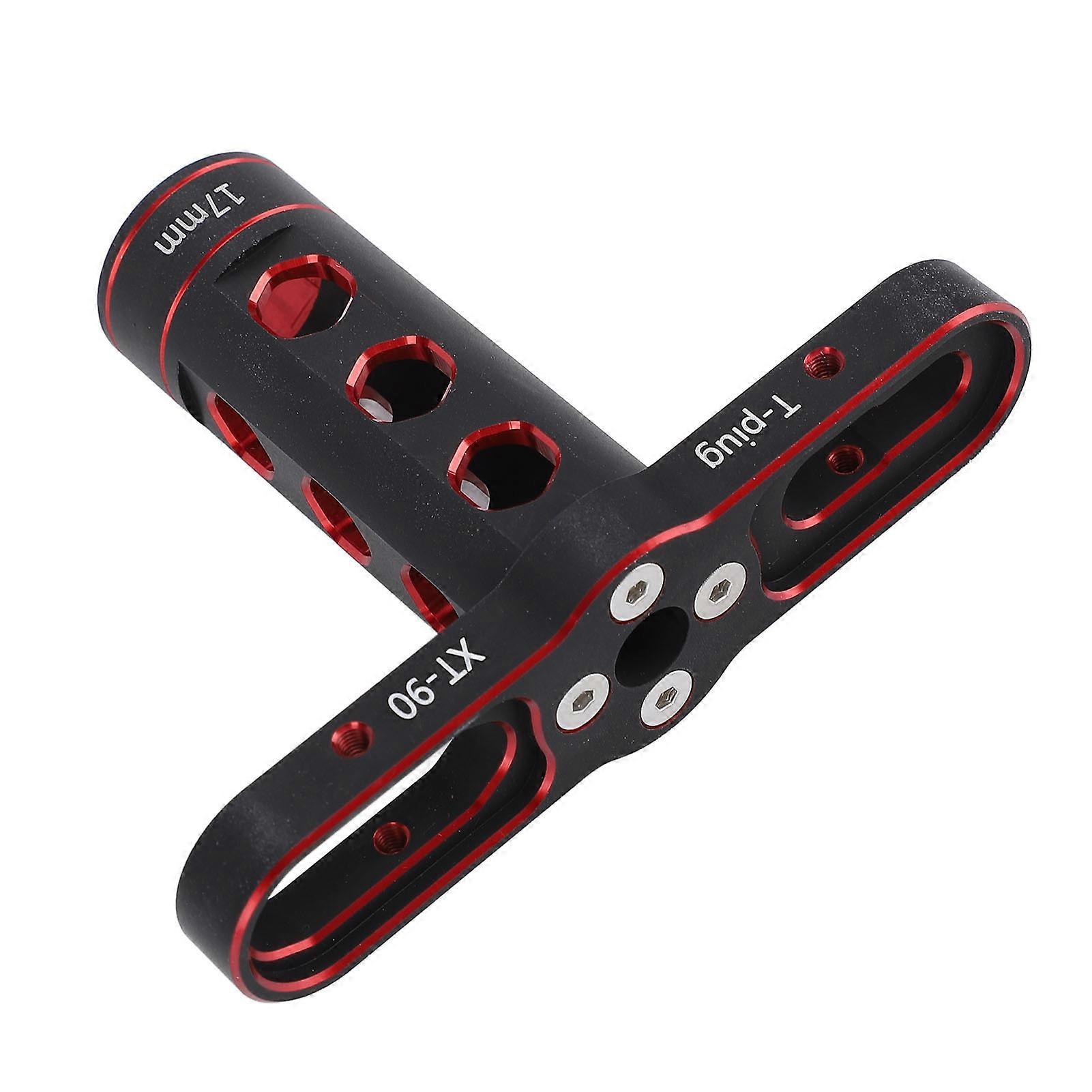 1/10 RC Car Tool 17mm Hex Adapter Wheel Wrench Aluminum Alloy XT90 T Plug Hex Socket Wrench Red Black 