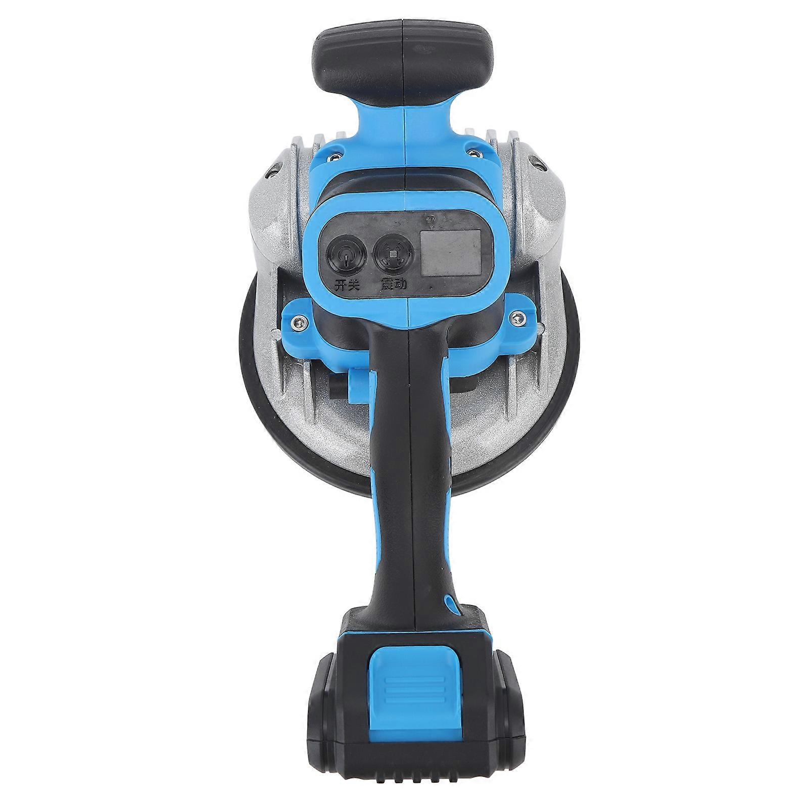Tile Vibration Tool 16cm Suction Cup 6 Speeds Adjustable Handheld 15000RPM with 21V 2.0AH Batteries  100‑240V