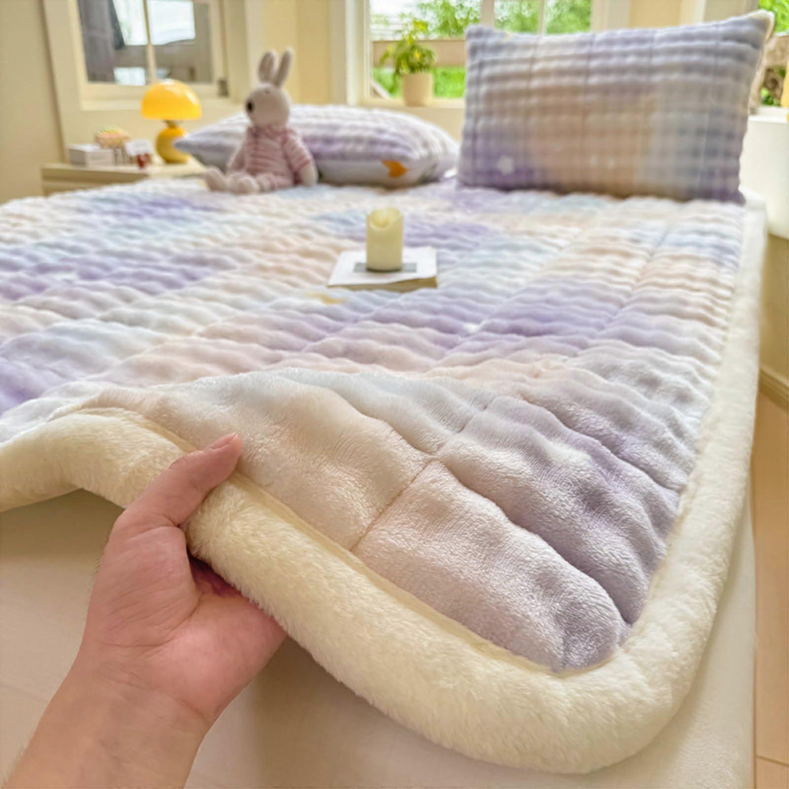 Floor Futon Mattress 90x200 Cm Soft Plush Thick RollUp Sleeping Pad Folding Mat Lounger Model B For Bedroom Dorm