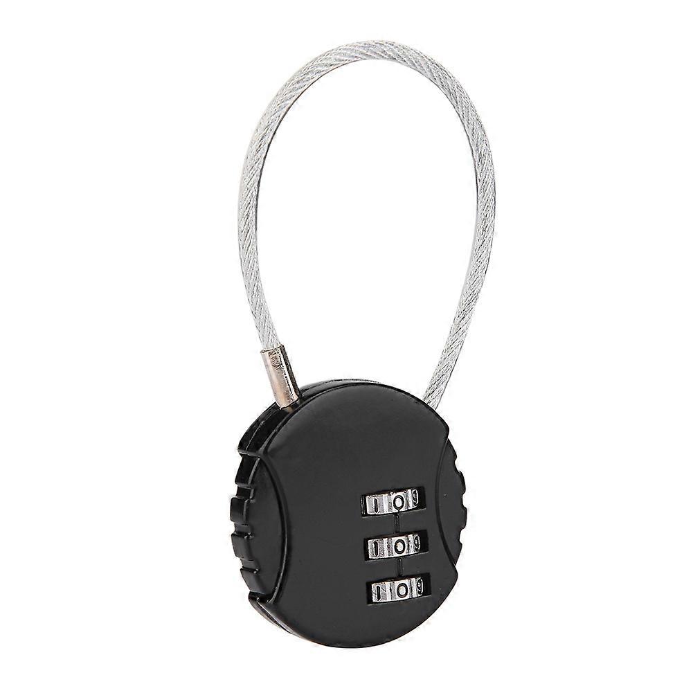 3 Digit Code Combination Suitcase Baggage Zinc Alloy Password Security Coded Lock