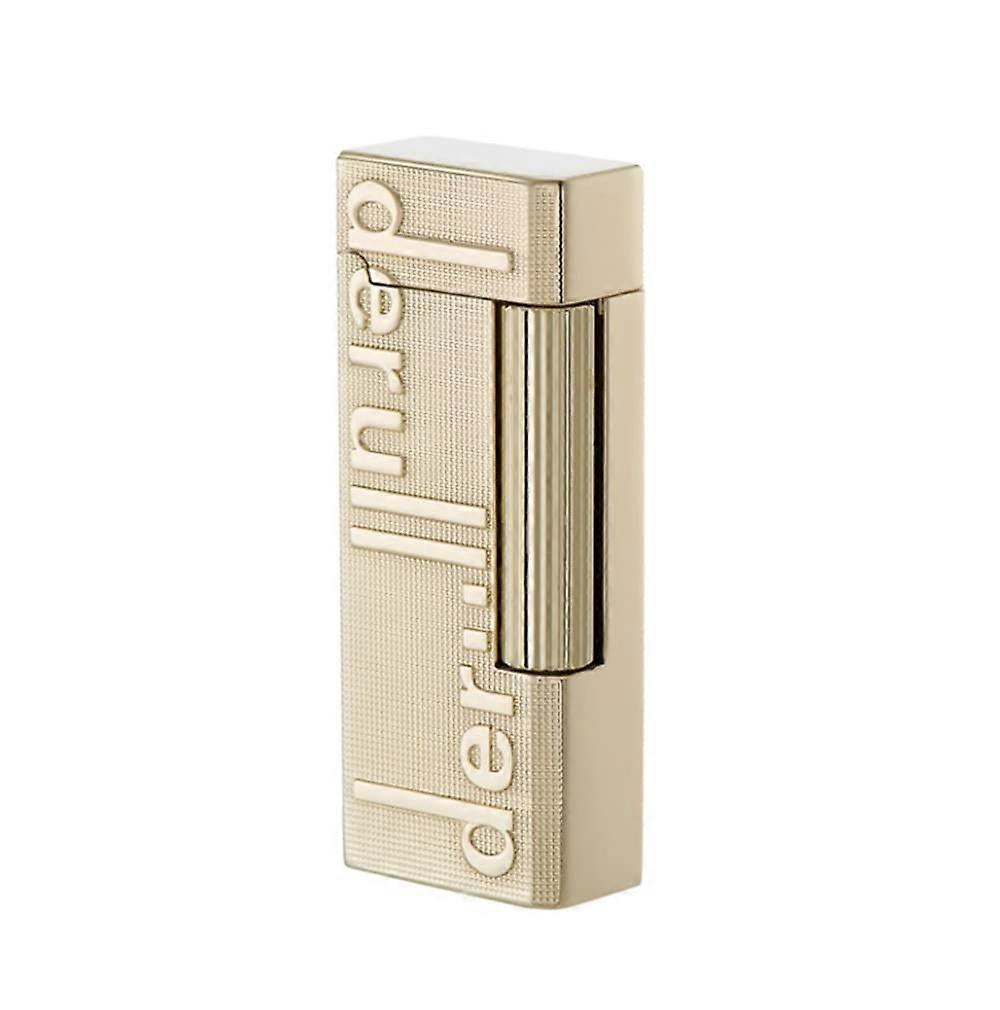 Without Gas Portable Windproof Lighter Slim Design Refillable Butane Soft Flame Compact Size