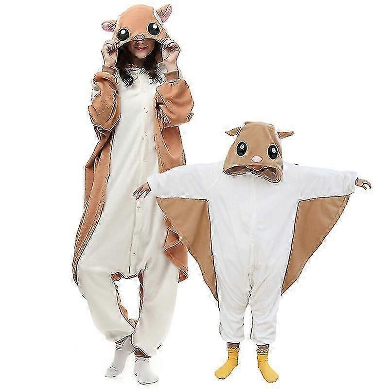 子供空飛ぶリスワンジー大人の女性男性キグルミパジャマ動物漫画パジャマホームウェアハロウィンコスプレパーティーコスチューム