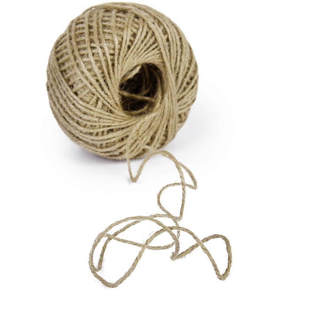 80 M DIY Jute Twine 2mm Jute Twine Versatile Twine Natural Jute Twine Art Craft Twine Industrial Jute Twine