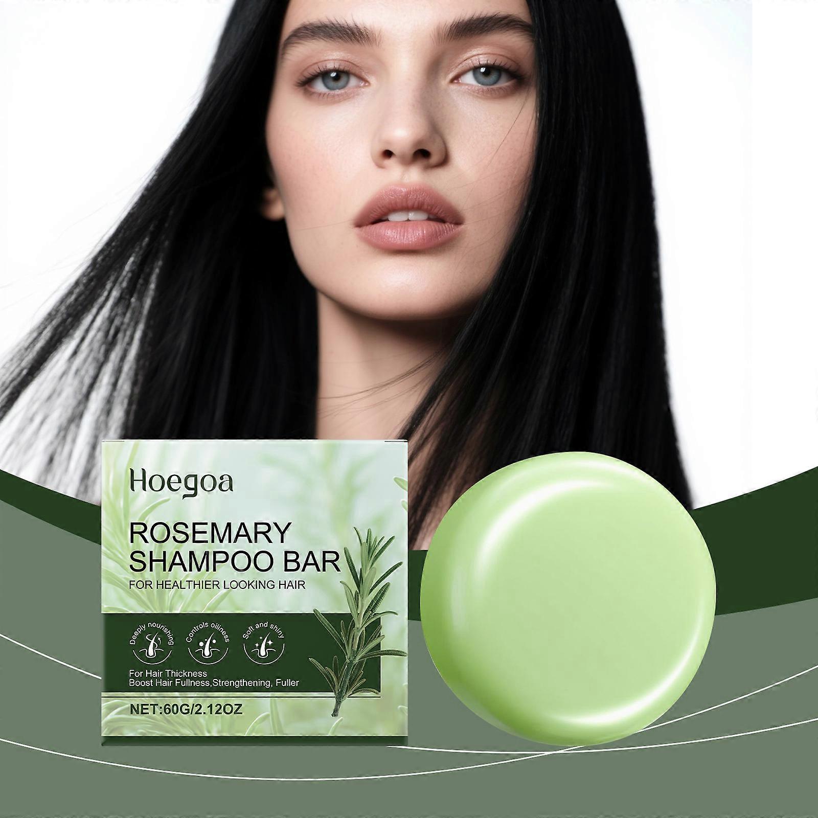Hoegoa Rosemary Gentle Cleansing Shampoo Soap, Smooth And Lustrous, Nourishing And Caring, Refreshing And Non-Greasy Soap