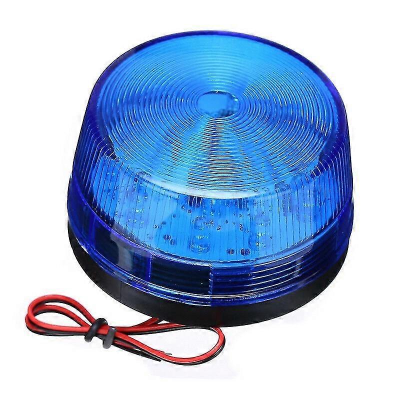 Car Led Flashing Light Roof Emergency Alarm Strobe Lamp Round Beacon Warning Signal Lamp 12v