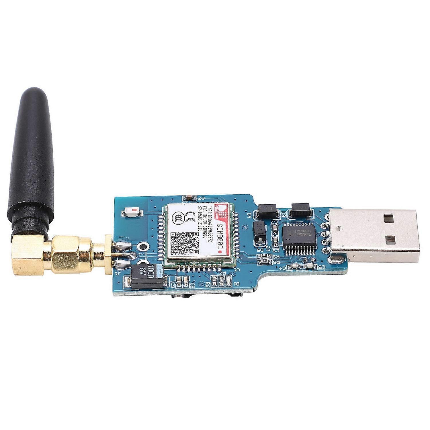 USB to GSM Serial Port Module GPRS SIM800C PCB Board for Voice Data Transmission