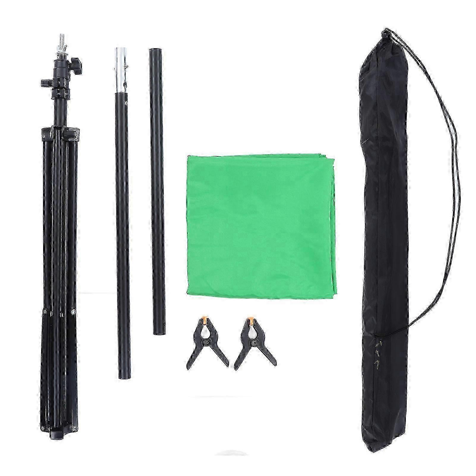Green Backdrop with Aluminum Alloy Stand Photography Background Support System Kit for Photo Studio 2025