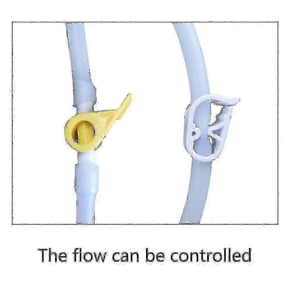 Enema Kit with Silicone Hose - Multi-size Tips, Controlled Water Flow