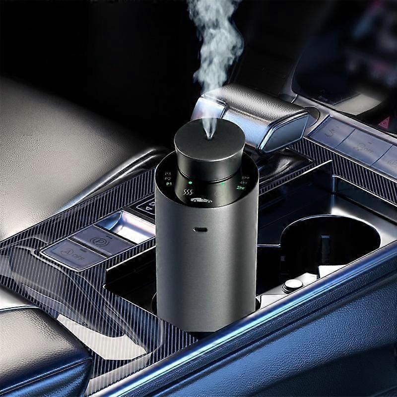 Intelligent Car Aromatherapy Diffuser Two Fluid Essential Oil Diffuser Metal High End Rechargeable Aroma Diffuser Fragrance Sprayer Machin