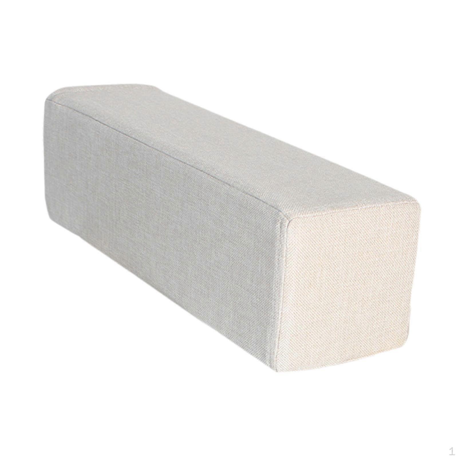 Couch Arm Rest Reading Elbow Removable Cover High Density Foam Sofa Pillow for Armchair Bed