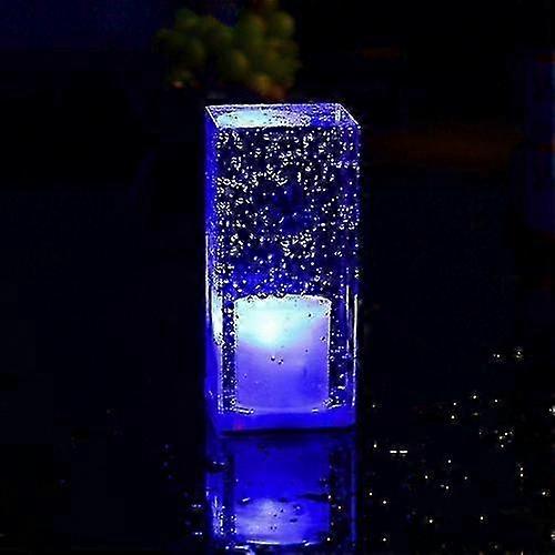 Square Colorful LED Crystal Lamp Bar Atmosphere Decorative Light (Colorful Fixed Color)