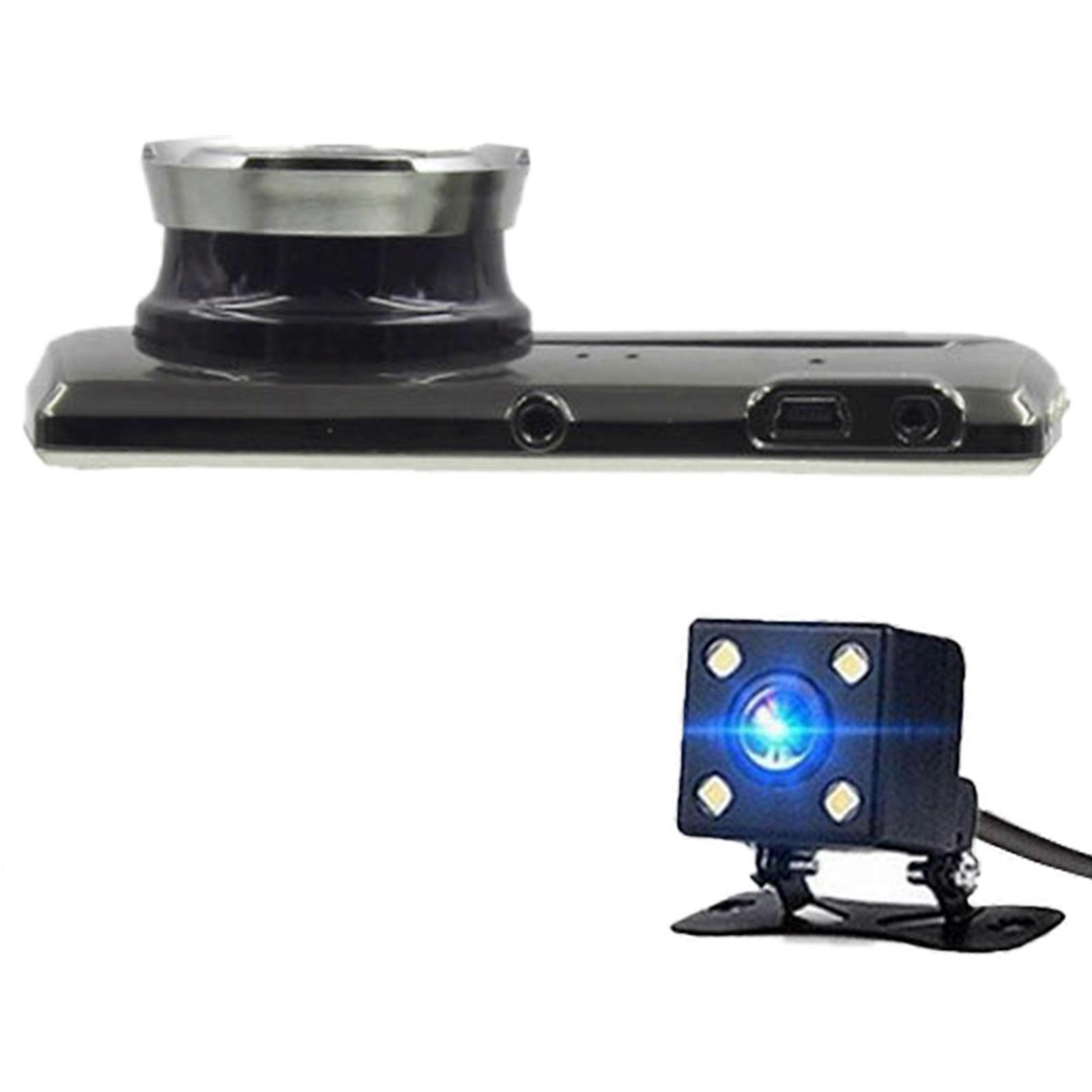 Dashboard Camera with 4inch IPS Display, Double Lens/Single 1080P Wide Angle Car DVR Accessories Support Cycle Viewing Multicolor