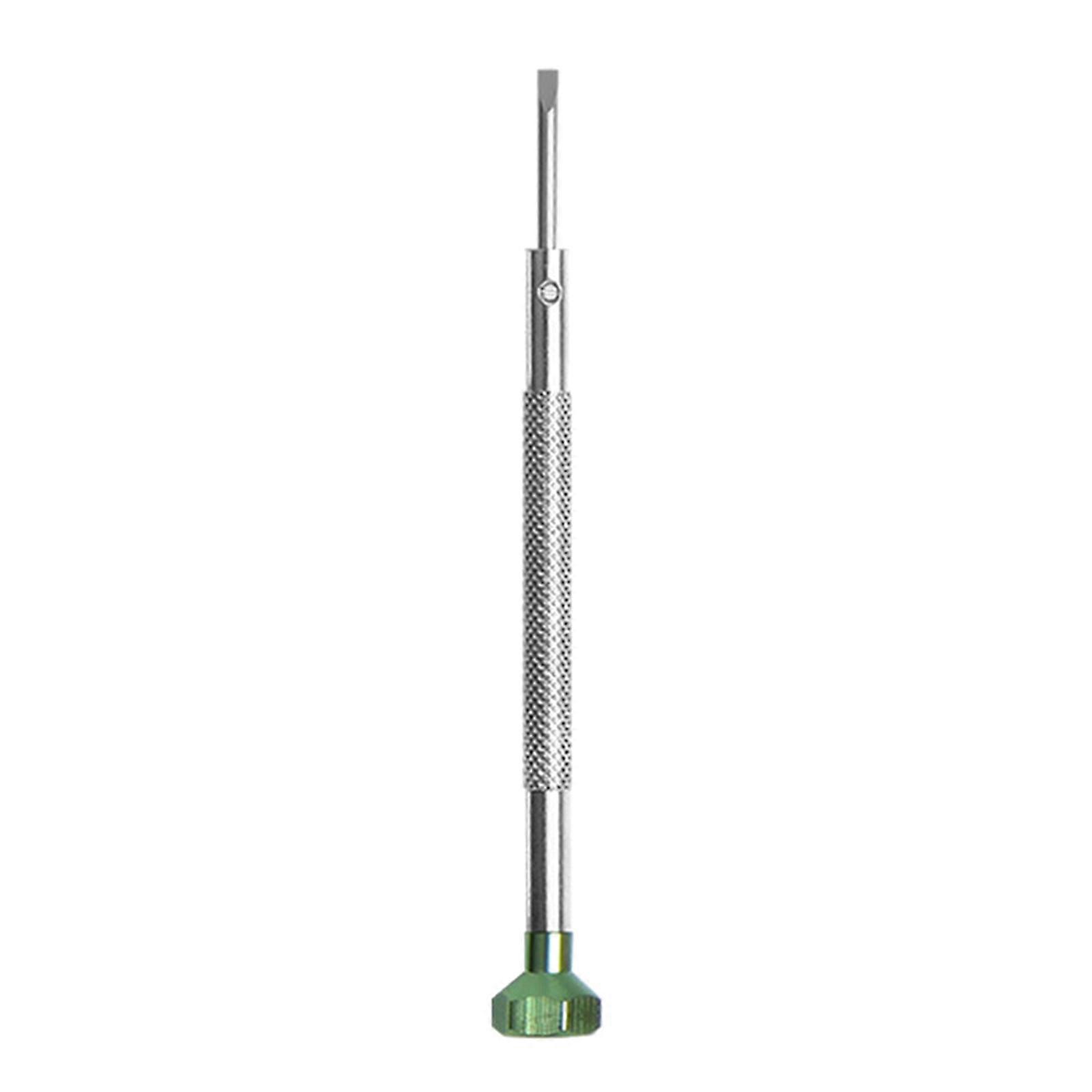 Compact Jewelry Eyeglass Fixing Tool Sturdy Steel Blade Textured Grip Aluminum Handle Multiple Size Option Multicolor