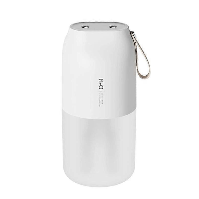 Portable Dual-Spray Humidifier With USB Night Light