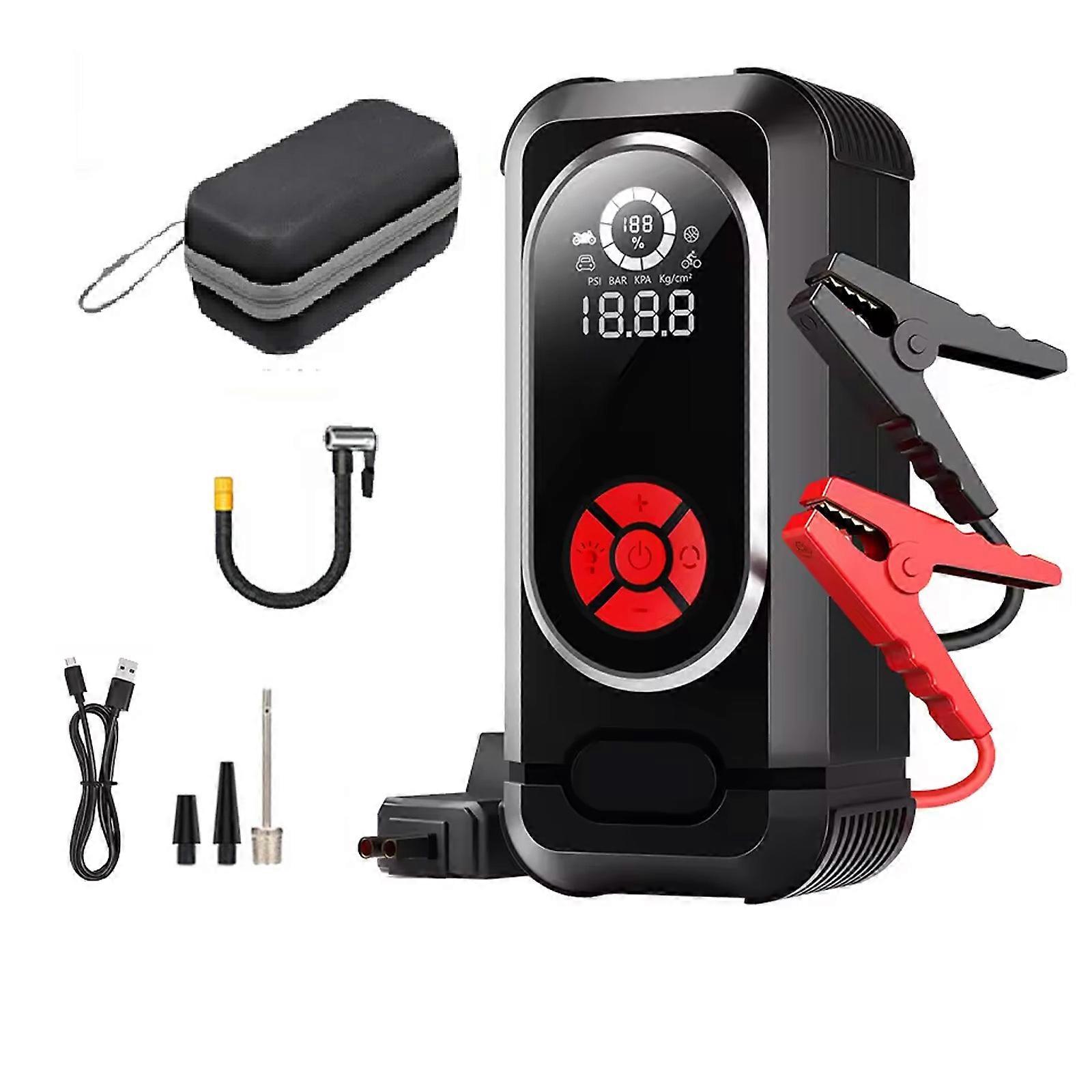 Emergencies Power Source Motorbike Car Air Compressor&Tire Inflator with Pressure Monitoring for Safe Driving Experience Multicolor