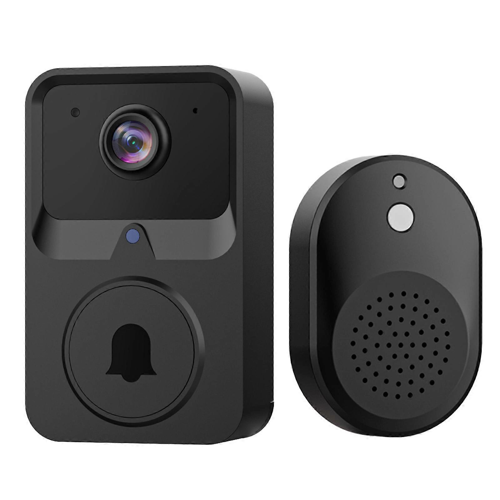 Wireless Videos Doorbell Camera with Chimes Two Way Sound Home Door Bells Chimes USB Connection Door Bells Chimes Enduring Multicolor