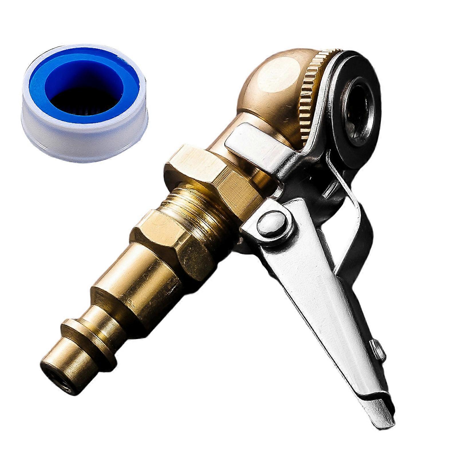 Strong Brass Pneumatic Coupler Fast Connection Design Leak Proof Seal Air Compression Coupler for Multiple Air Tool Multicolor