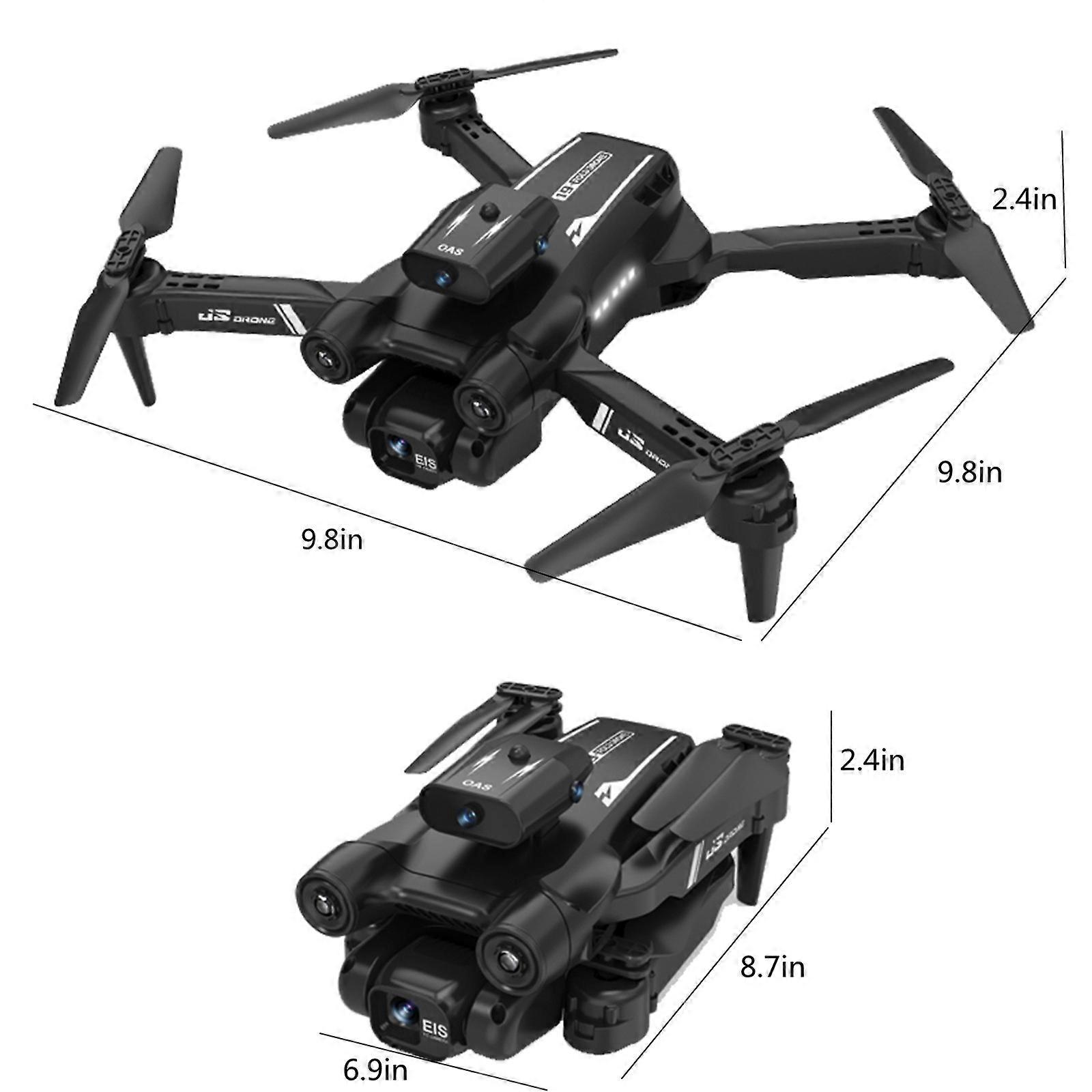 Drone with 1080P HD FPV Camera, Altitude Hold, Headless Mode, Speed Adjustment, Remote Control Toy Gift for Kids - Compatible with RC Quadcopter