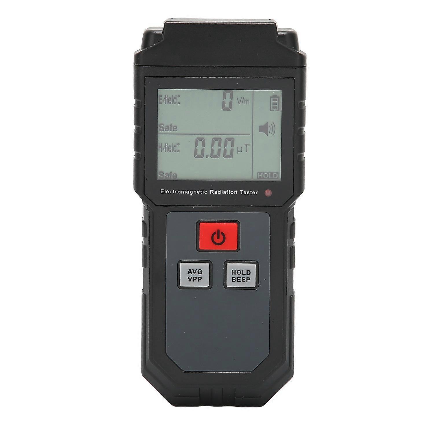 Electromagnetic Radiation Tester 1V/M‑1999V/M LCD EMF Meter with Sound Light Alarm for Home Applianc