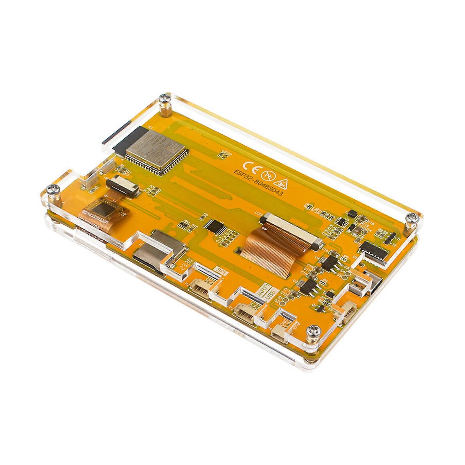 Development Board Kit for   4.3inch Colorful Display Clear Acrylic Case Bracket Kit Protector Case Multicolor