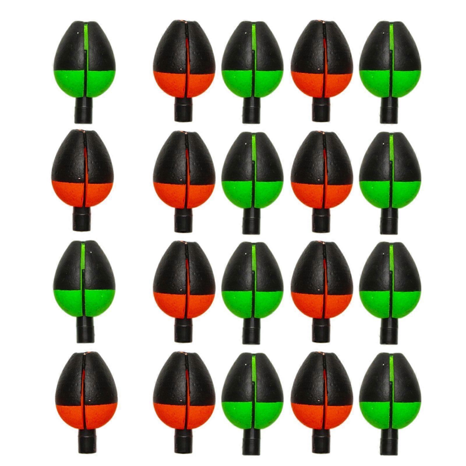 20Pcs Pegs Floats Fishing Fish Float Foam Fishing Bobbers Fishing Float Long Cast Fishing Catfishes Float Slip Rod Float  small
