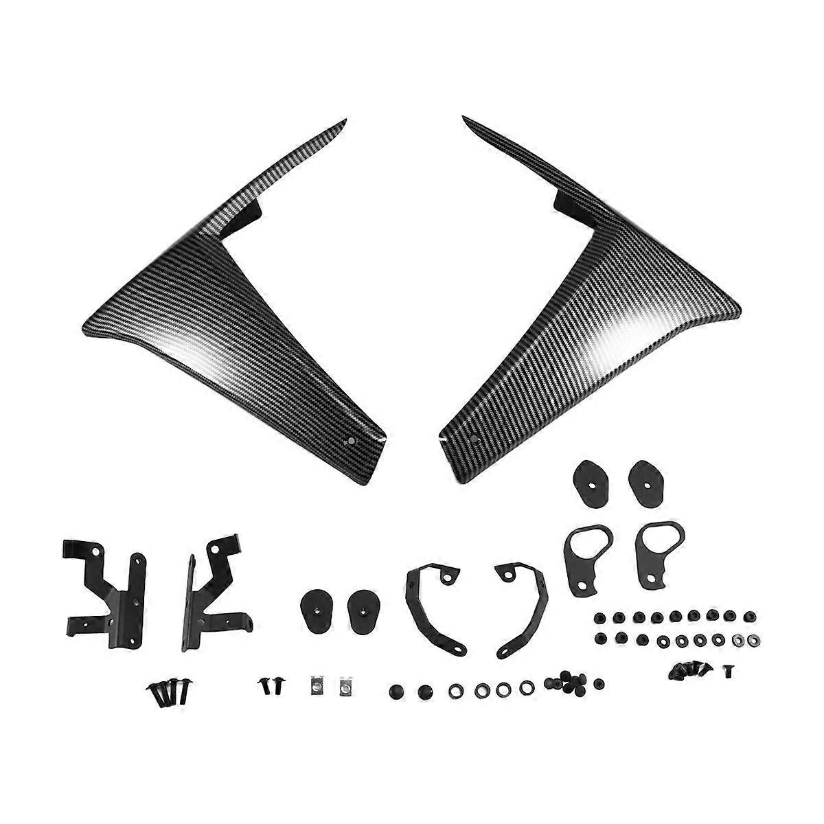 Motorcycle Side Spoiler Deflector Aerodynamic Wing for MT-09 Gen 4 MT09 MT 09 SP 2024 2025,A