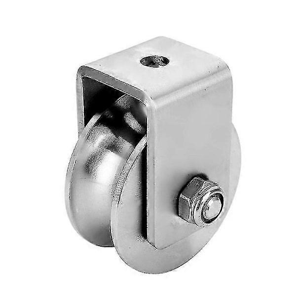 Small Size U-Type Rail Track Roller Stainless Steel Rail Fixed Pulley Happy H