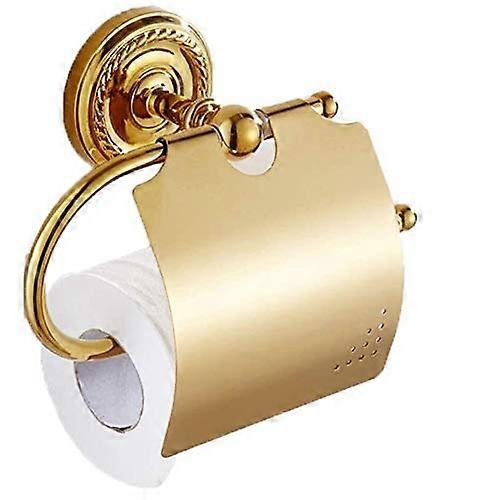Solid Brass Toilet Paper Holder Wall Mounted Classic Bathroom Accessory for Home