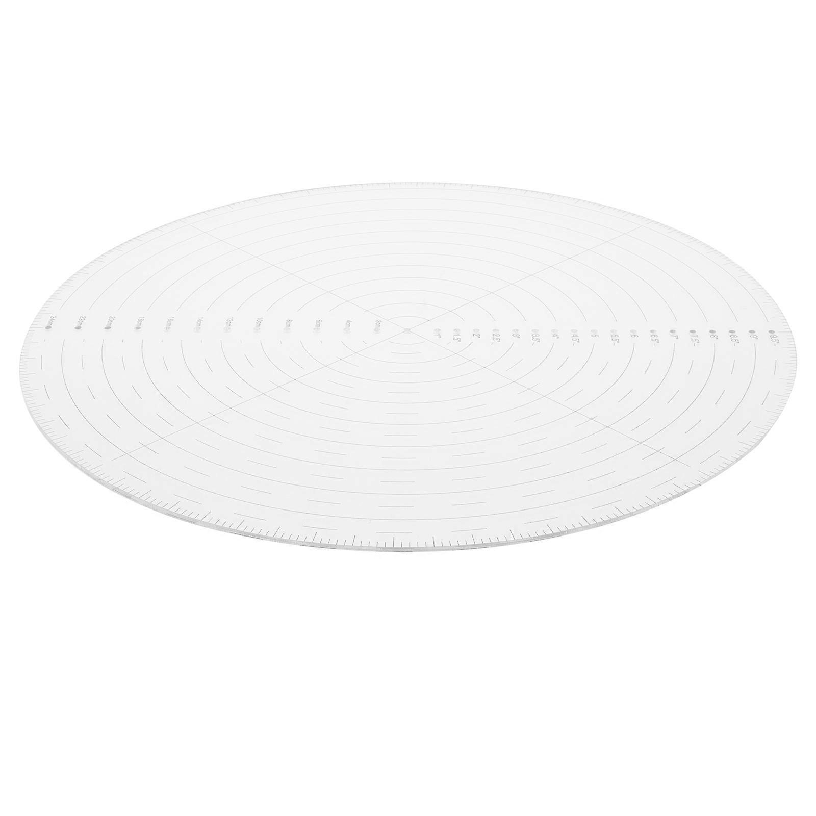 Centering Ruler Acrylic Sewing Tool with Clear Center for Accurate Measurements