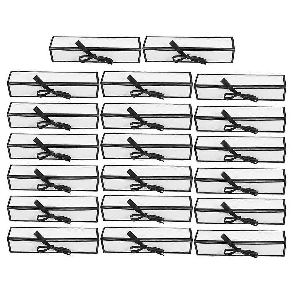 Chocolate Packaging Long Strip Foldable Paper Boxes for Birthday Party 20Pcs