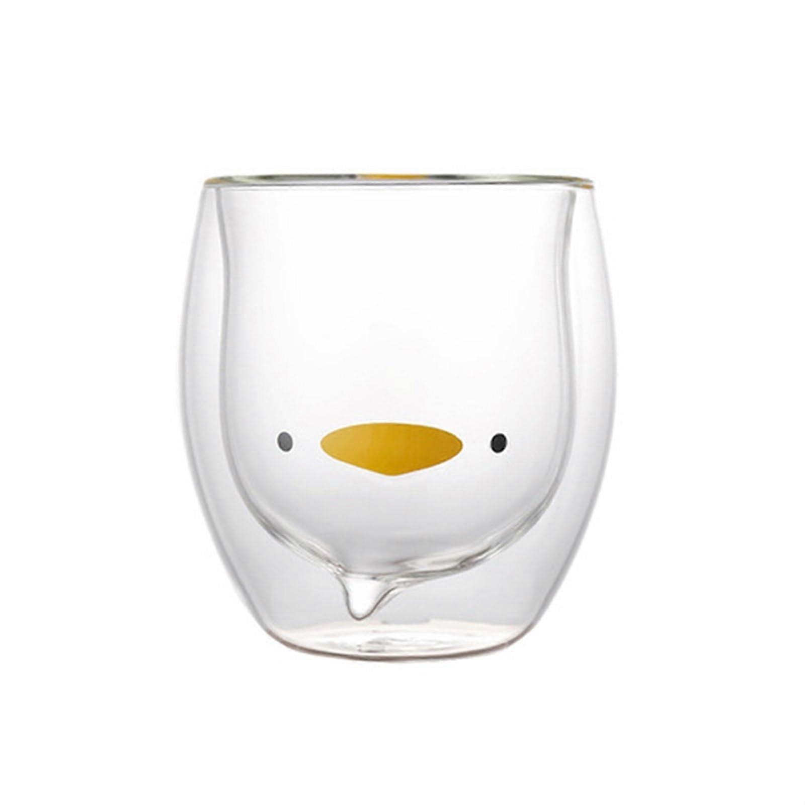 Double Layer Glass Coffee Mug Set for Latte Cappuccino Tea Wine Milk – 2 Pack Daily Use