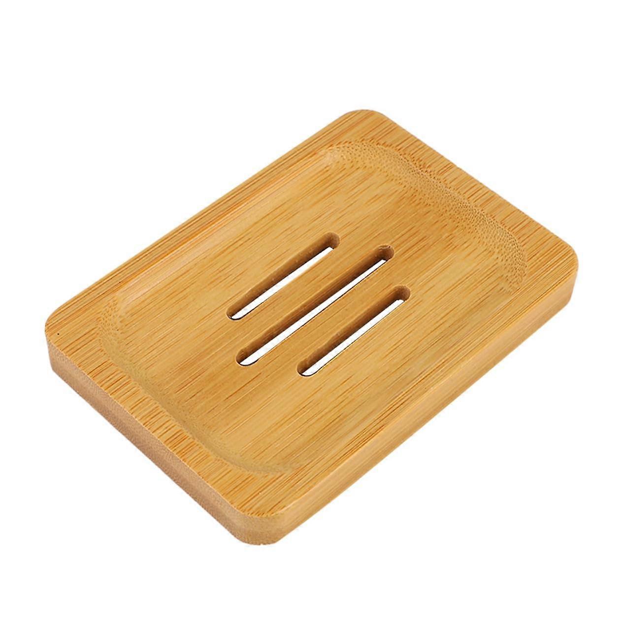 Soap Dish Holder with Drainage for Bathroom or Kitchen, WaterResistant Natural Texture, Easy to Clean Reusable Soap Container