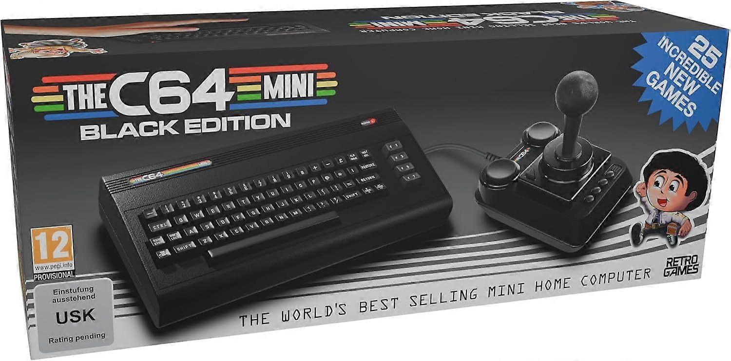 THEC64 (Commodore 64) Mini - Black Edition Console (UK)