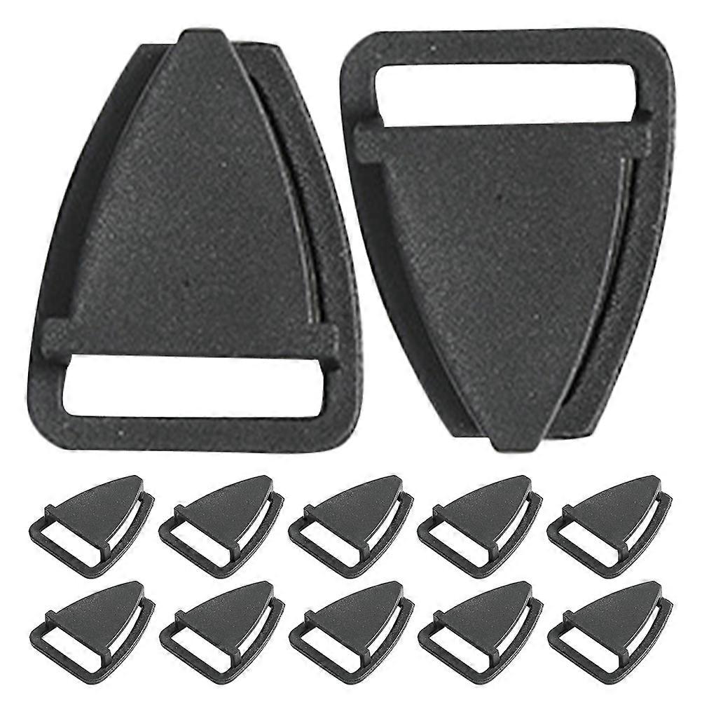 Black Hard Hat Chin Strap Buckle for Strap Repair 20Pcs Set