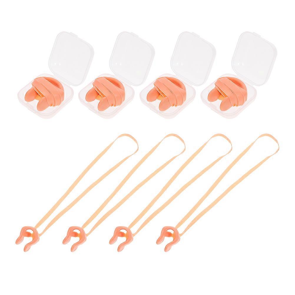Waterproof Nose Clips for Swimming Emulsion Nose Protector 8Pcs Set
