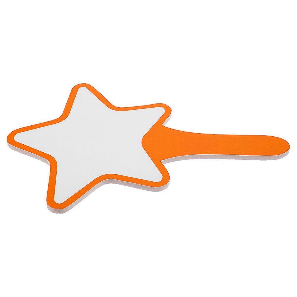 Judges Blank Voting Paddle Reusable Dry Erase Scoreboard Orange