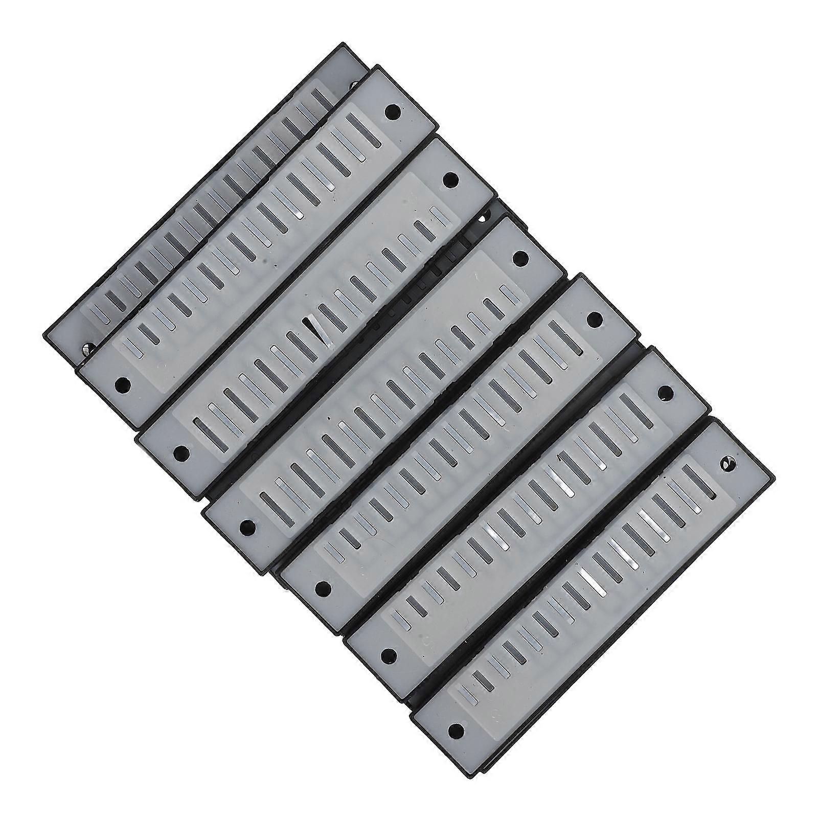 20Pcs Kids Plastic Harmonica for Beginners DIY Educational Music Instrument Kit