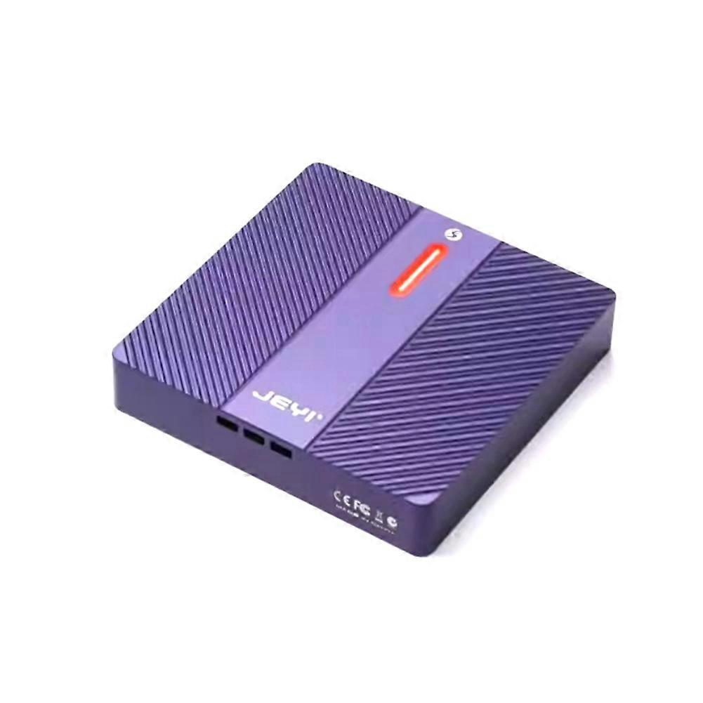 JEYI 4-Bay NVMe RAID Enclosure-Thunderbolt 4 40GbpsTurbine Cooling for IOS Windows Individual & RAID Modes Max 32TB