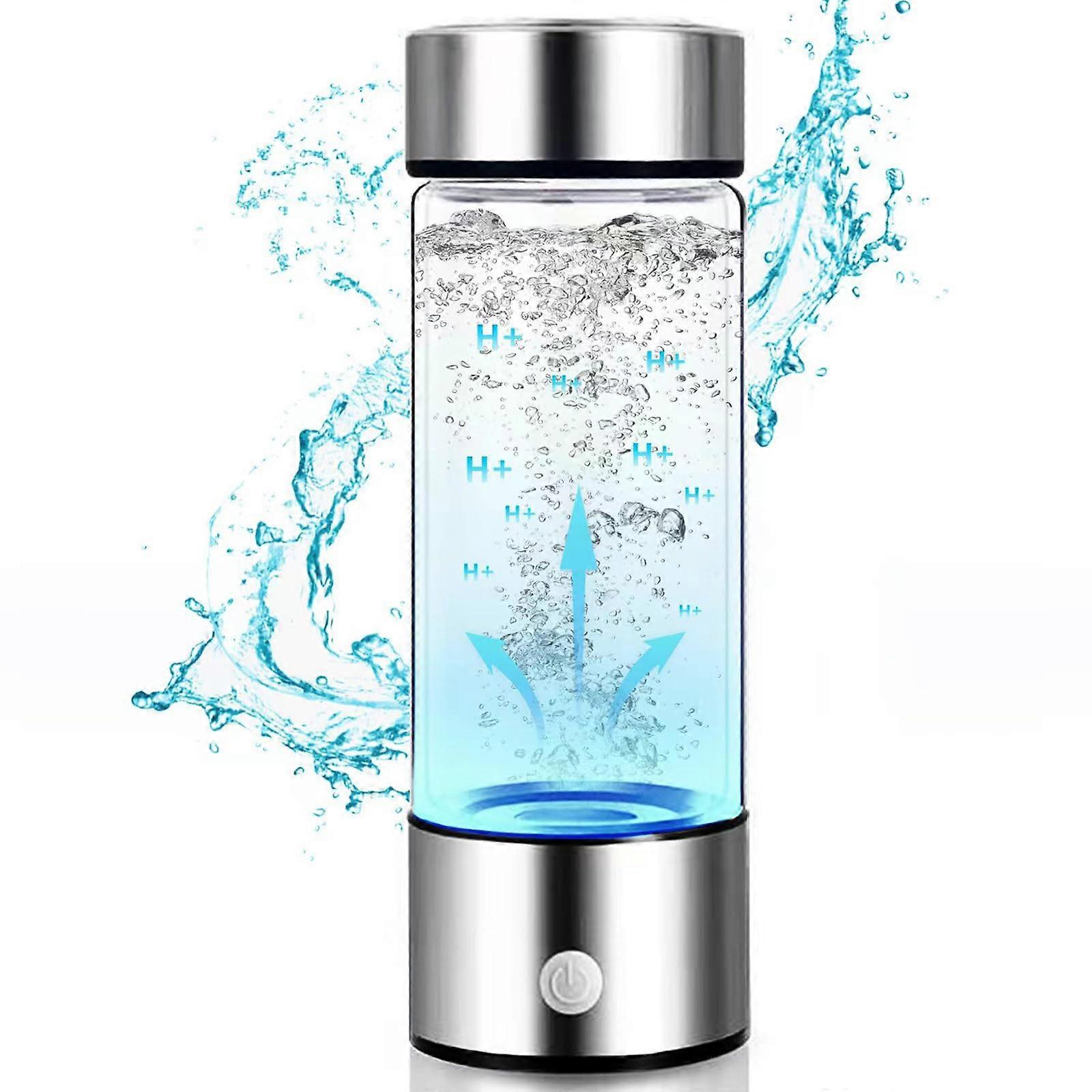 Hydrogen Water Bottle and Generator with SPE PEM Tech, Fast Enrichment for Travel, Office, Home